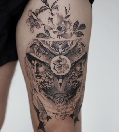 Noble Tattoo Art Example